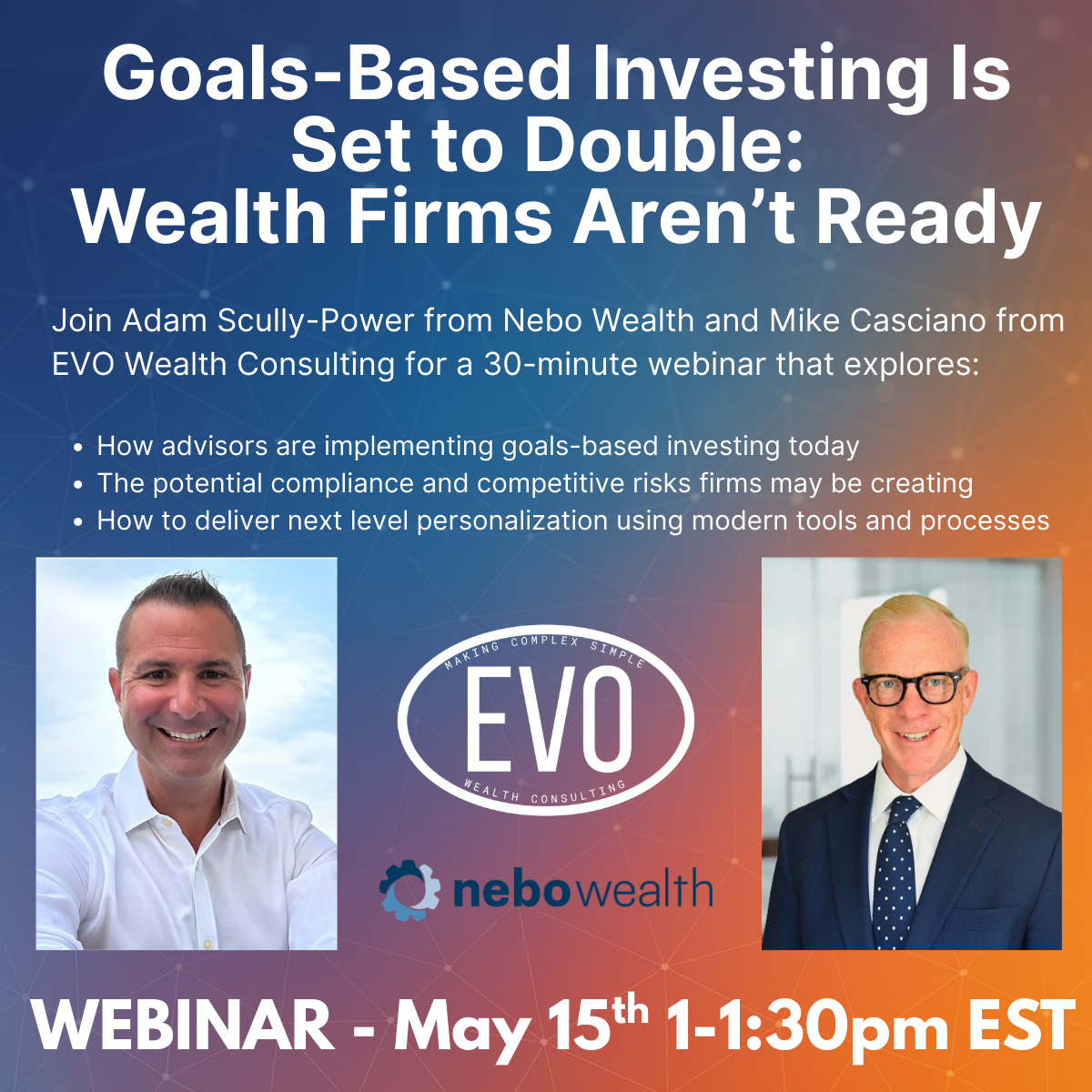 Nebo - EVO Webinar May 15th Social Post